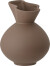 Bloomingville - Nicita Vase - Brun - Stentøj - H 20 Cm