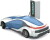 Ninco Racers - Ev-Sky Rc Racer Bil Med Auto-Parkering - 24 Ghz
