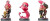 Nintendo Amiibo Splatoon Octoling Figurer - 3-Pak