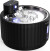 Nordic Paws - Drinking Fountain Glacia - 2 8L Wireless With Sensor - Black