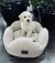 Nordic Paws - Flora Hundeseng - Beige - 75X75 Cm
