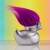 Numskull - Trolls 3 - Tubbz Figur - Silver Purple Hair