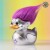 Numskull - Trolls 3 - Tubbz Figur - Silver Purple Hair