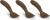 Nuuroo - Skeer I Silikone - 3-Pak - Acorn - Brun