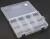 Sortimentskasse Med 10 Rum - Plast - 30X20X6 Cm