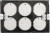 Ophæng - Str 7X7 Cm - Tykkelse 0 6 Cm - Hvid - 6 Stk