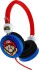 Super Mario - Høretelefoner Til Børn - Otl - 85 Db - Blå Rød