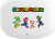 Super Mario - True Wireless Earbuds Høretelefoner Til Børn - Hvid