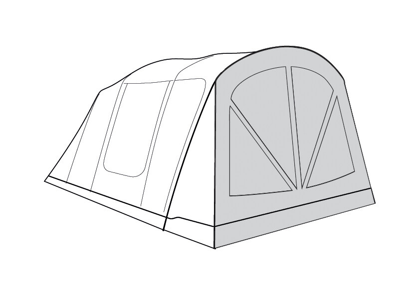 Outwell - Vermont 7 Air - Komfort Telt Til 7 Personer - Oppusteligt
