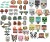 Paladone - Minecraft Photo Props Bumper Pack 58 Pcs