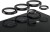 Panzerglass - Hoops - Samsung Galaxy S24 Ultra - Linsebeskyttelse - Sort
