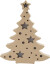 Papfigur Med Indbygget Lys - Juletræ - H 27 Cm - D 4 Cm - B 21 5 Cm - 1