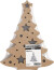 Papfigur Med Indbygget Lys - Juletræ - H 27 Cm - D 4 Cm - B 21 5 Cm - 1