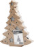 Papfigur Med Indbygget Lys - Juletræ - H 27 Cm - D 4 Cm - B 21 5 Cm - 1