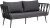 Bloomingville - Pavone Sofa - Sort - Metal - Havesofa - Flet
