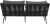Bloomingville - Pavone Sofa - Sort - Metal - Havesofa - Flet