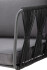 Bloomingville - Pavone Sofa - Sort - Metal - Havesofa - Flet