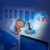 Paw Patrol - Chase Natlys Lampe Med Projektor - Goglow