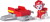 Paw Patrol - Core Action Pup Assorterede