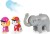 Paw Patrol Figurer - Jungle Pups - Marshall Skye Og Elefant