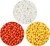 Pearl Clay - Perler Med Modelleringsgel - Orange Hvid Gul