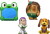 Toy Story 5 - Small Stars - 4 Figurer - Assorteret - Mattel Jlk59
