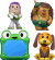 Toy Story 5 - Small Stars - 4 Figurer - Assorteret - Mattel Jlk59