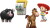 Toy Story 5 - Small Stars - 4 Figurer - Assorteret - Mattel Jlk59