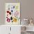Plakat - Farverne Og Blomsterne - Str 50X70 Cm - De - 1 Stk