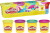 Play-Doh - Modellervoks 4-Pak 340 G - Assorteret - Hasbro G0512