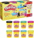 Play-Doh - Vibrant Modellervoks 8-Pak - 680 G - Hasbro G0692