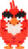 Plus-Plus - Angry Birds - Rød - 110 Stk