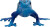 Frø Figur - Pilegiftfrø Azureus - Blå - 68523 - Bullyland