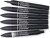 Winsor Newton - Promarker Tusser - Sort Blender - 6 Stk