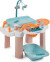 Dukke Puslebord Med Spiseplads Og Bad - 13 Dele