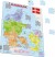 Larsen Puslespil - Danmarkskort - 70 Brikker