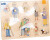 Knoppuslespil I Træ - Familie Og Venner - 9 Brikker - Small Foot
