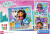 Clementoni - Gabby S Dollhouse Puslespil - 3X48 Brikker - Movie