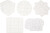 Lav Selv Puslespil - Uden Motiv - Hvid - 17-21 Cm - 10 Stk