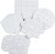 Lav Selv Puslespil - Uden Motiv - Hvid - 17-21 Cm - 10 Stk