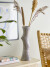 Bloomingville - Raheem Vase - Grå - Stentøj - H 34 Cm
