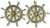 Billing Boats Fittings - Rat - 25 Mm - 2 Stk