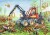 Ravensburger Puslespil - Gravemaskine - 2X24 Brikker