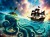 Ravensburger - Pirate Treasure Puslespil - 100 Xxl Brikker