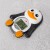 Reer - Badetermometer Pingu - Black White And Orange - 17 X 46 X 97 Cm
