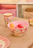 Rice - Melamine Bowl With Fun Fair Print - Pink - Medium