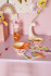 Rice - Melamine Bowl With Pink Abc Print - Pink - 300 Ml