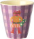Rice - Melamine Kids Cup With Hero Print - Pink - Small - 160 Ml