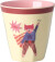 Rice - Melamine Kids Cup With Hero Print - Pink - Small - 160 Ml