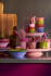 Rice - Melamine Round Dinner Plates - Solid Colors - 6 Pack